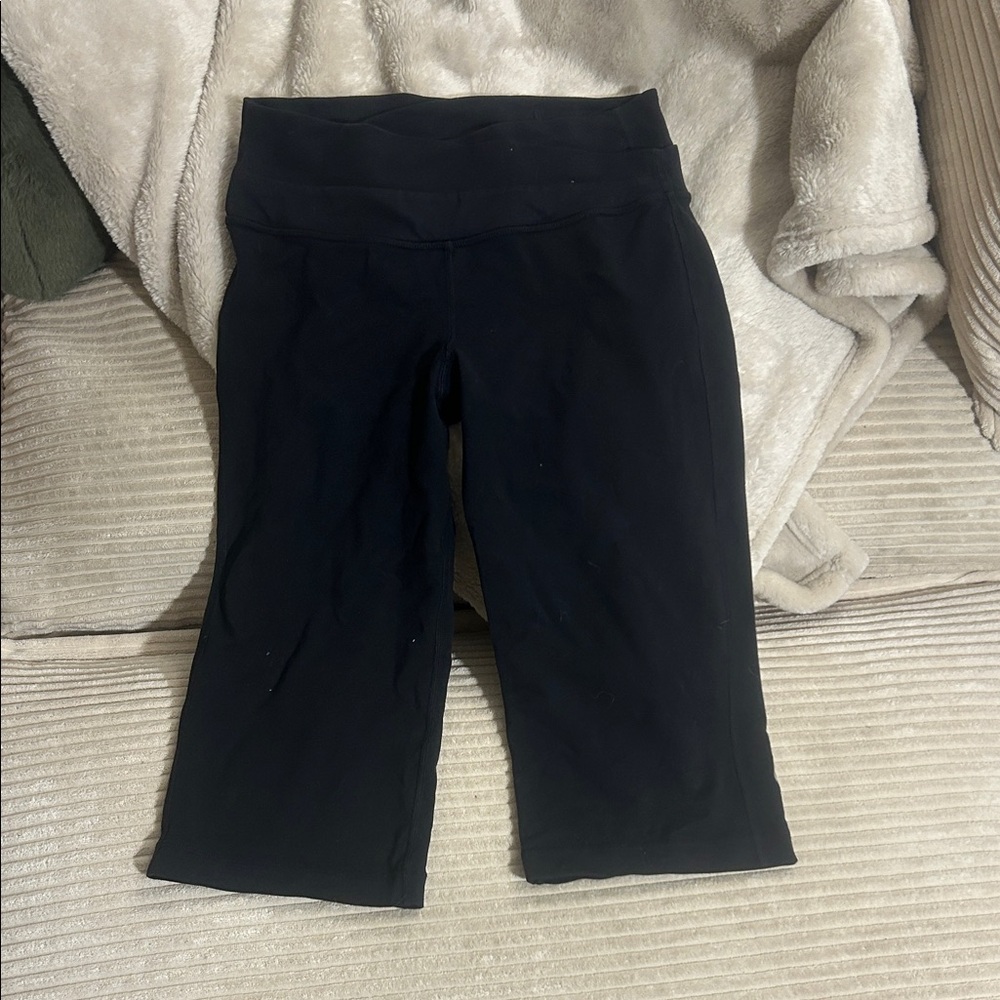 Lululemon Athletica Midnight Black Cropped Leggings